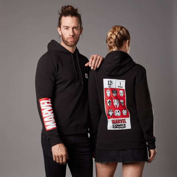 Marvel Earth's Mightiest Unisex Hoodie - Schwarz