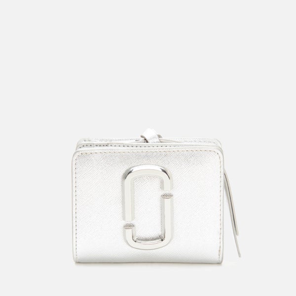 Marc Jacobs Women's Mini Compact Wallet - Silver