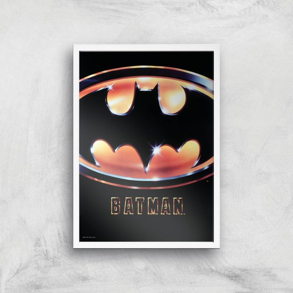 Batman 89 Giclee Art Print - A3 - White Frame