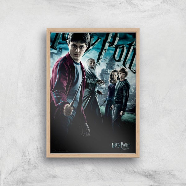 Harry Potter and the Half-Blood Prince Giclee Art Print - A4 - Wooden Frame