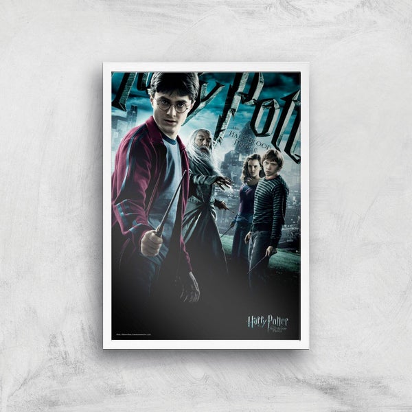 Harry Potter and the Half-Blood Prince Giclee Art Print - A3 - White Frame