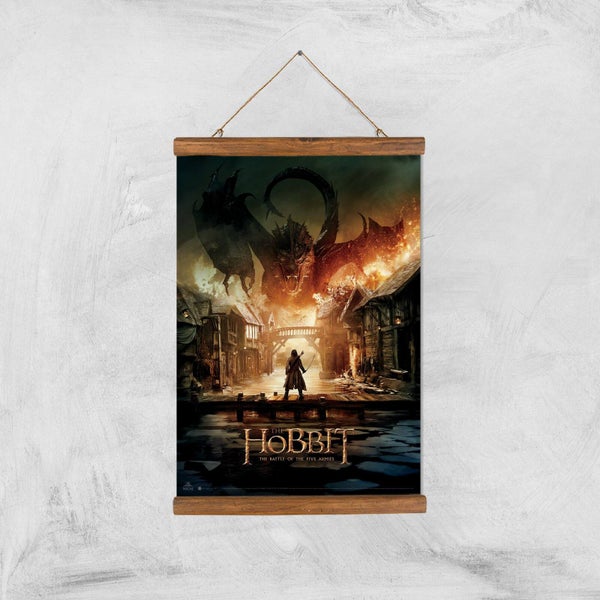 The Hobbit: Battle Of The Five Armies Giclee Art Print - A3 - Wooden Hanger