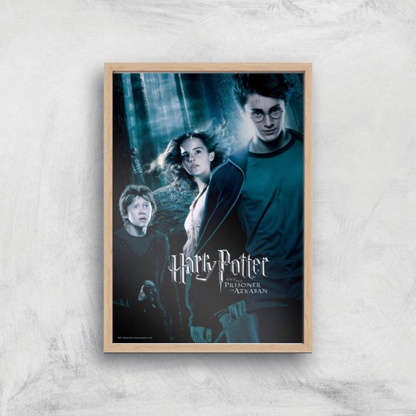 Harry Potter and the Prisoner Of Azkaban Giclee Art Print - A4 - Wooden Frame