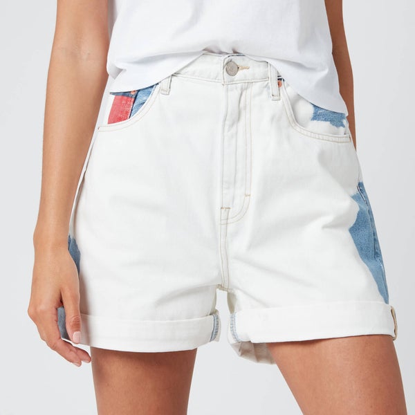 Tommy Jeans Women's Mom Shorts - Cloudy Light Blue