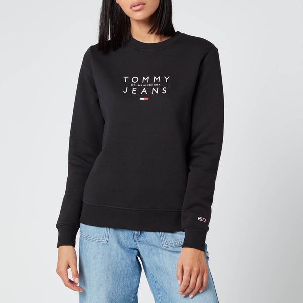 Tommy Jeans Women's Essential Logo Sweatshirt - Black