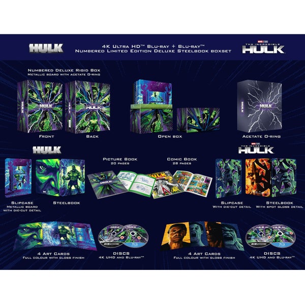 La collection Universal Hulk - 4K Ultra HD Ensemble Coffret, Exclusivité Zavvi