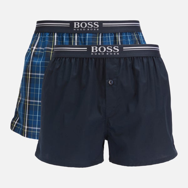 BOSS Men's 2-Pack Boxer Shorts - Dark Blue