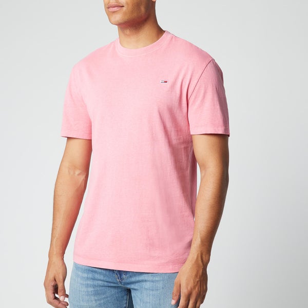 Tommy Jeans Men's Sunfaded Wash T-Shirt - Rosey Pink
