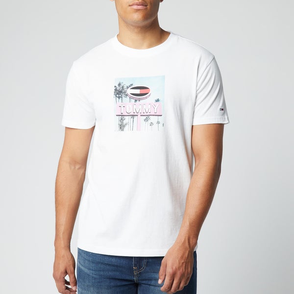 Tommy Jeans Men's Photo Print T-Shirt - White
