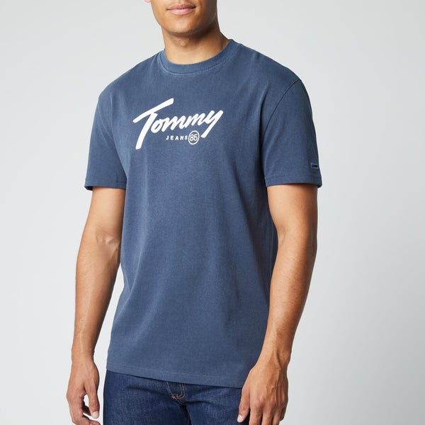 Tommy Jeans Men's Handwriting T-Shirt - Twilight Navy