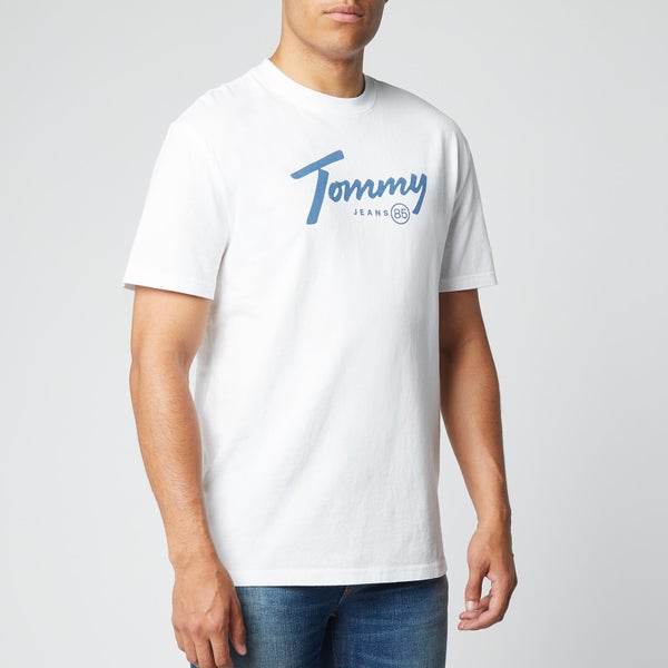 Tommy Jeans Men's Handwriting T-Shirt - White