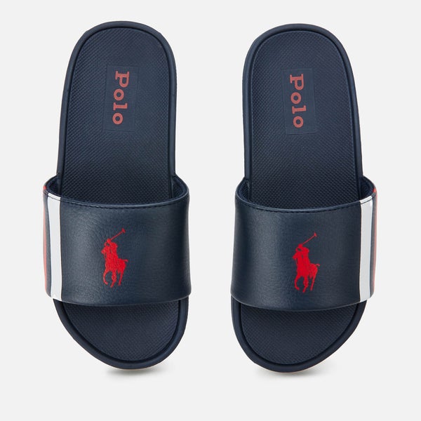 Polo Ralph Lauren Kids' Bensley II Slide Sandals - Navy