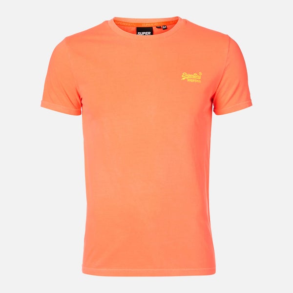 Superdry Men's Neon Lite T-Shirt - Volcanic Orange