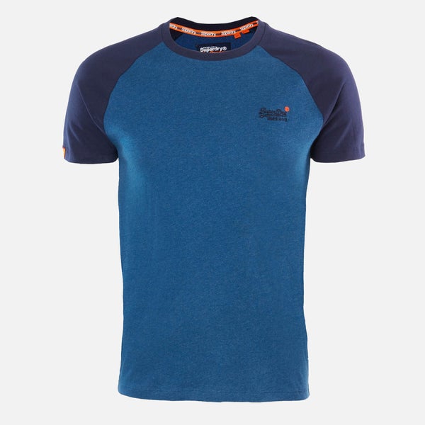 Superdry Men's Classic Baseball T-Shirt - Rich Blue Marl