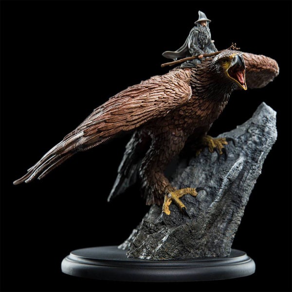 Weta Collectibles Le Seigneur des Anneaux Statuette Gandalf sur Gwaihir 15 cm