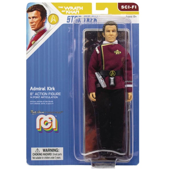 Mego Star Trek II - WOK Figurine articulée Amiral Kirk 20 cm