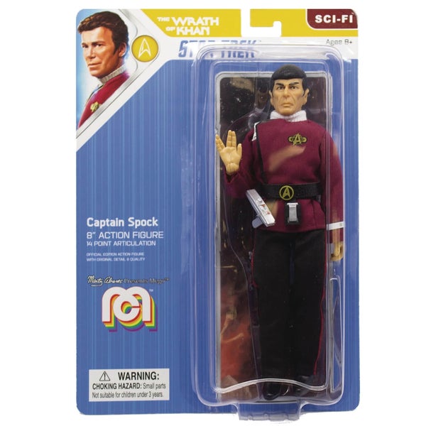 Mego Star Trek II - WOK - Figurine articulée Capitaine Spock de 20 cm