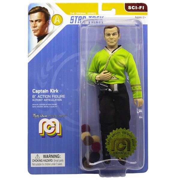 Mego Star Trek - Capt. Kirk - Green Shirt & Tribbles 8 Inch Action Figure