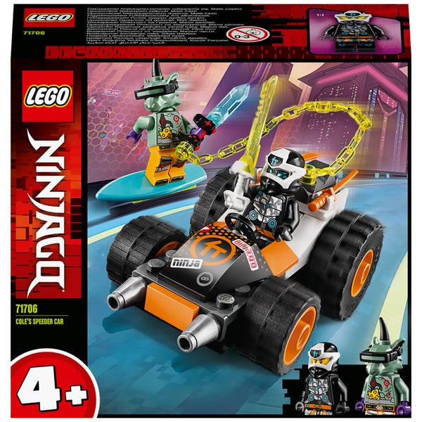 LEGO NINJAGO: 4+ Cole's Speeder auto bouwset (71706)