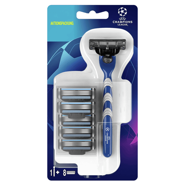 Gillette UCL Mach3 Rasierer + 8 Rasierklingen Für Männer