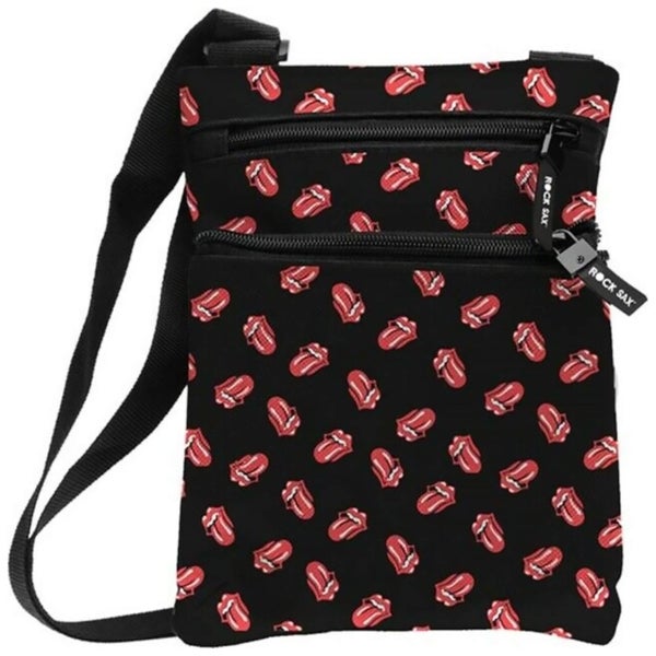 Rocksax The Rolling Stones Classic All-Over Tongue Shoulder Bag