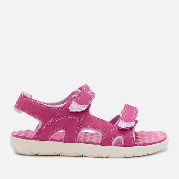 Timberland Kids' Perkins Row 2-Strap Sandals - Medium Pink