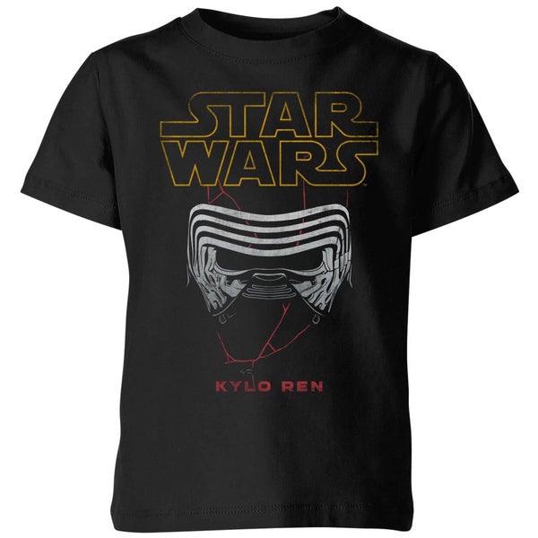 Star Wars Kylo Helmet Kids' T-Shirt - Black