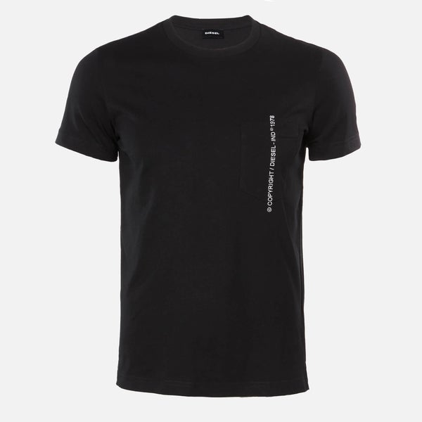 Diesel Men's Rubin Pocket T-Shirt - Black
