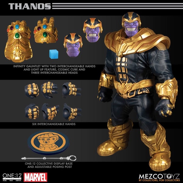 Mezco One:12 Collective Marvel Comics Thanos Figur