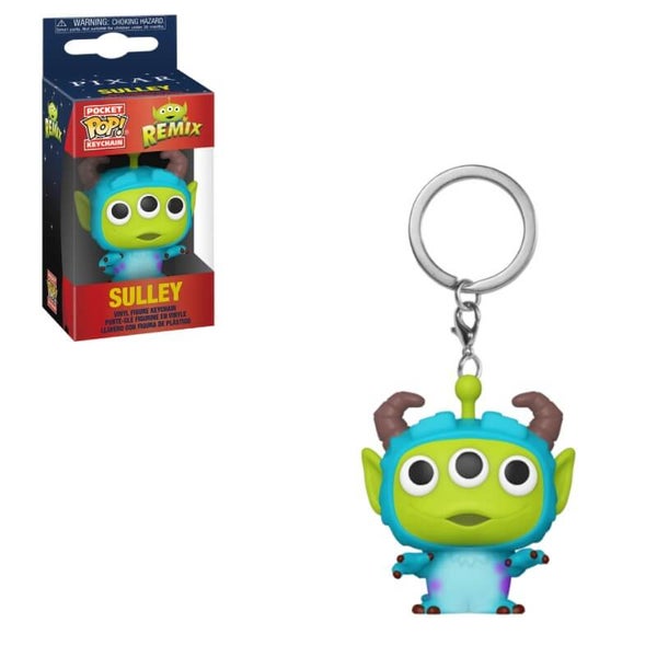 Disney Pixar Alien als Sulley Pop! Sleutelhanger