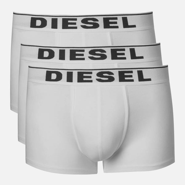 Diesel Men's Damien 3 Pack Boxer Shorts - White
