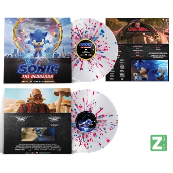 Enjoy The Ride - Sonic The Hedgehog (Music From The Motion Picture) Vinyl - (Zavvi Exclusive Red and Blue Splatter)