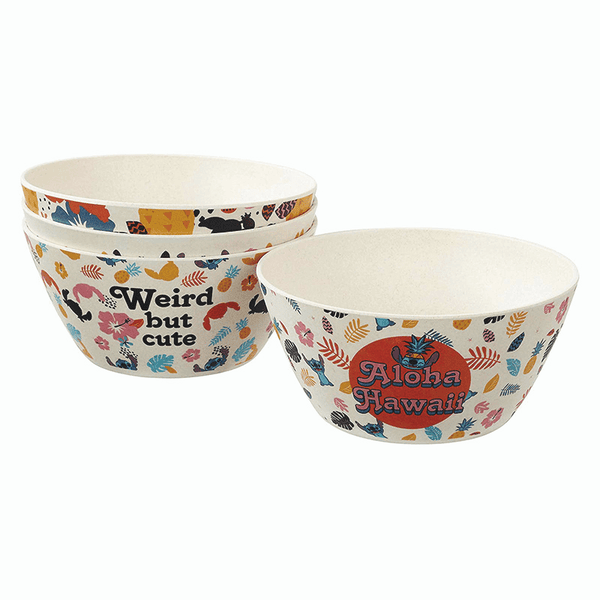 Funko Homeware Disney Lilo & Stitch Aloha Hawaii Bamboo Bowl Set