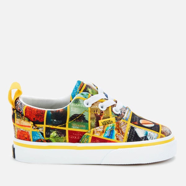Vans X National Geographic Toddlers' Era Elastic Lace Trainers - Multi Covers/True