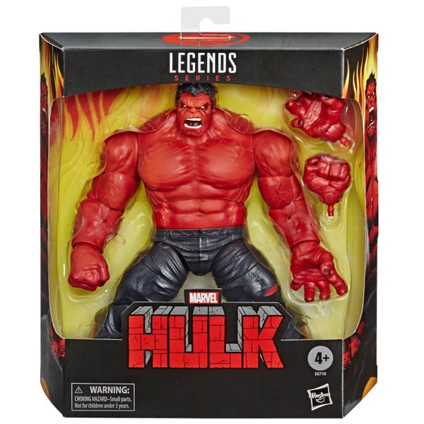 Hasbro Marvel Legends Series 6 Inch Collectible Red Hulk Exclusive