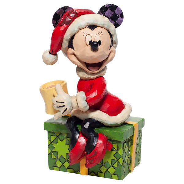 Disney Traditions Minnie Mouse with Hot Chocolate Figurine 5cm