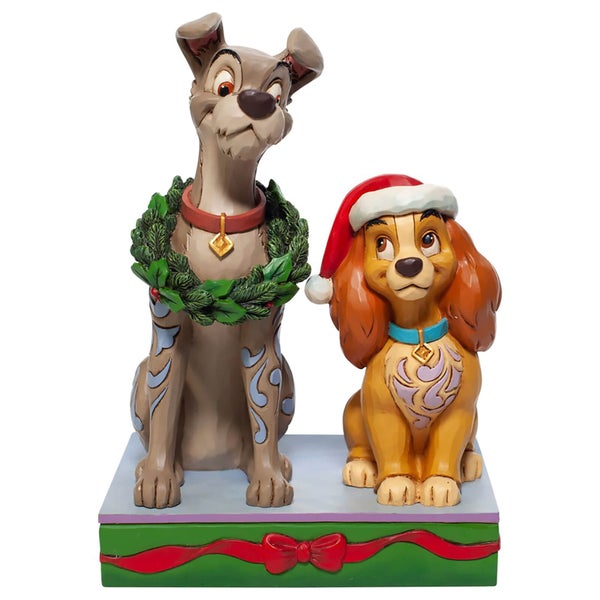 Disney Tradities Lady and the Tramp Beeldje 14 cm