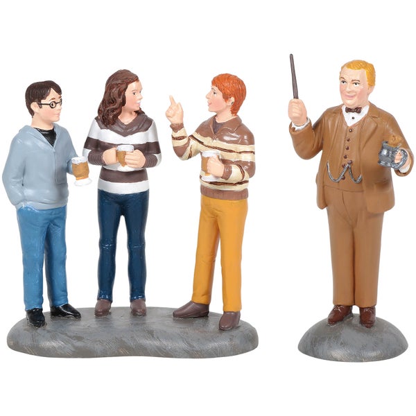 Harry Potter Dorp Professor Slughorn en zijn leerlingen 7 cm