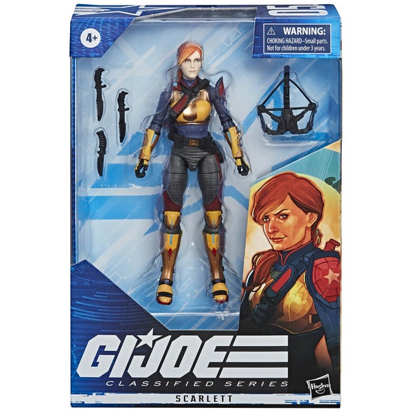 Hasbro G.I. Joe Classified Series Figurine articulée Scarlett l'échelle 15 cm