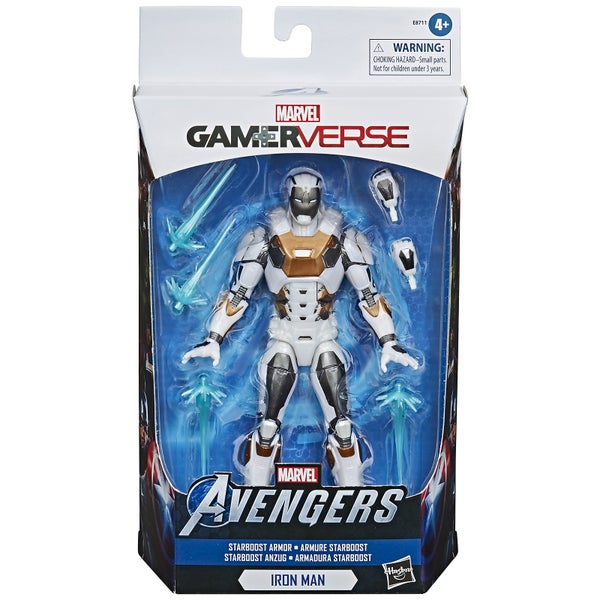 Hasbro Marvel Legends Série Gamerverse Starboost Figurine articulée Armor Iron Man 15 cm