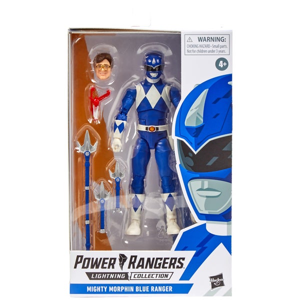 Hasbro Power Rangers Lightning Collection Mighty Morphin Blue Ranger 6-Inch Premium Collectible Action Figure