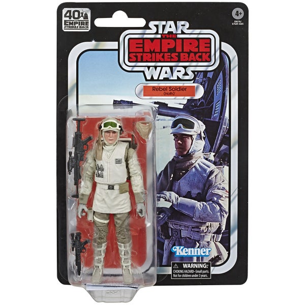 Hasbro Star Wars Série Noire Figurine articulée Rebel Trooper (Hoth) Jouet