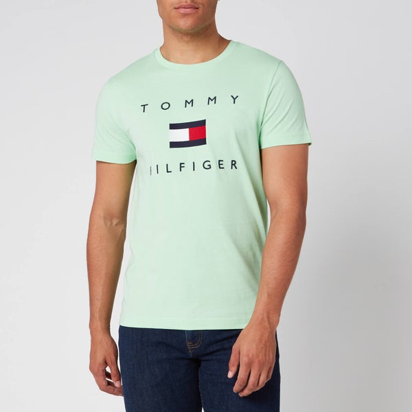 Tommy Hilfiger Men's Flag T-Shirt - Neo Mint