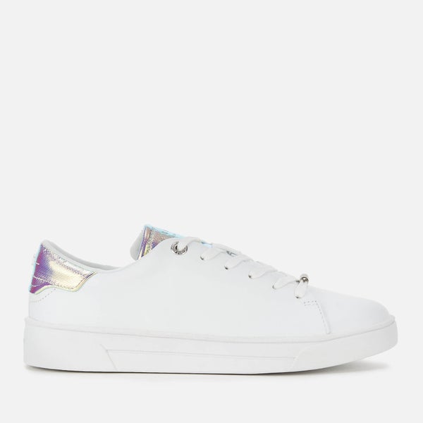 Ted Baker Women's Zenno Leather Cupsole Trainers - White