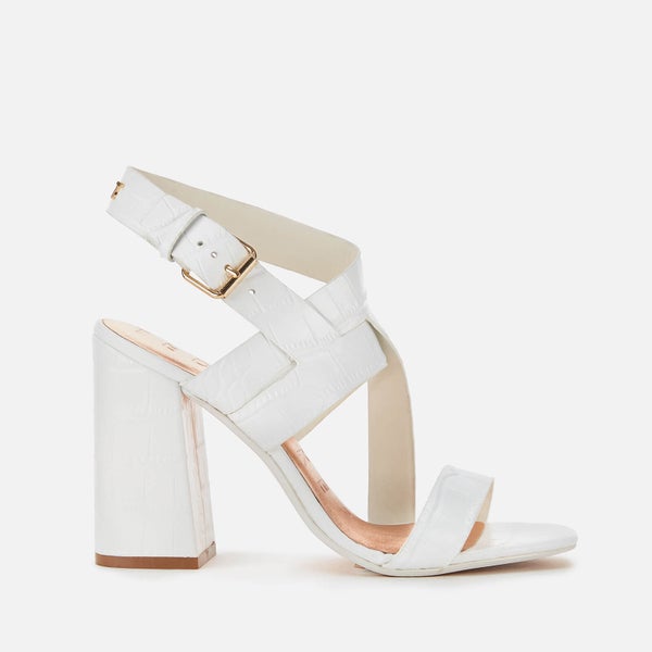 Ted Baker Women's Kaseraa Block Heeled Sandals - White