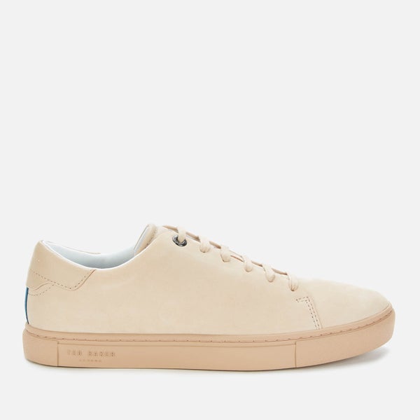Ted Baker Men's Ruprt Leather Cupsole Trainers - Beige