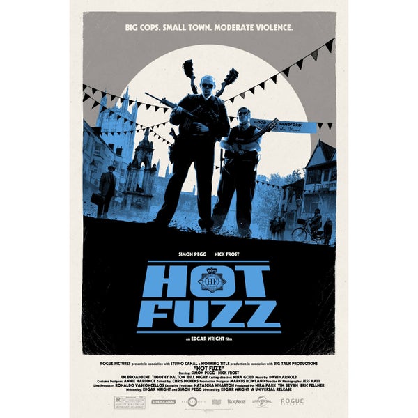 Hot Fuzz ScreenPrint by Matt Ferguson