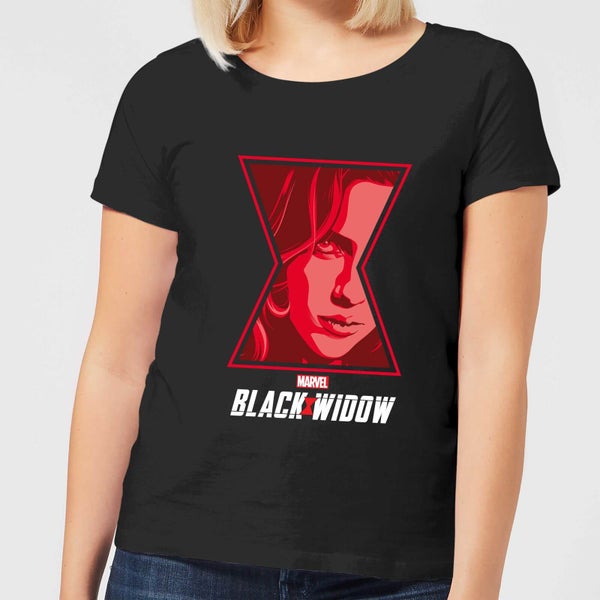 Camiseta Viuda Negra Close Up - Mujer - Negro