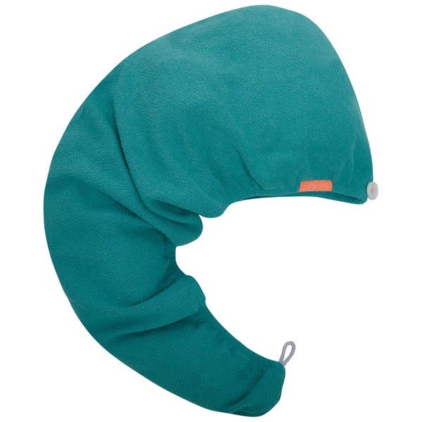 Aquis Lisse Luxe 乾髮頭巾 - 藍綠色
