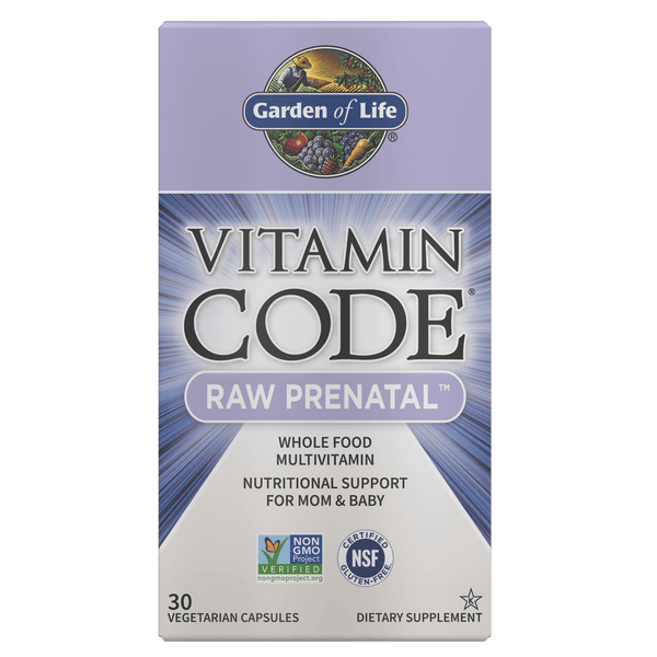 Garden of Life Vitamin Code Raw Prenatal 30ct Capsules